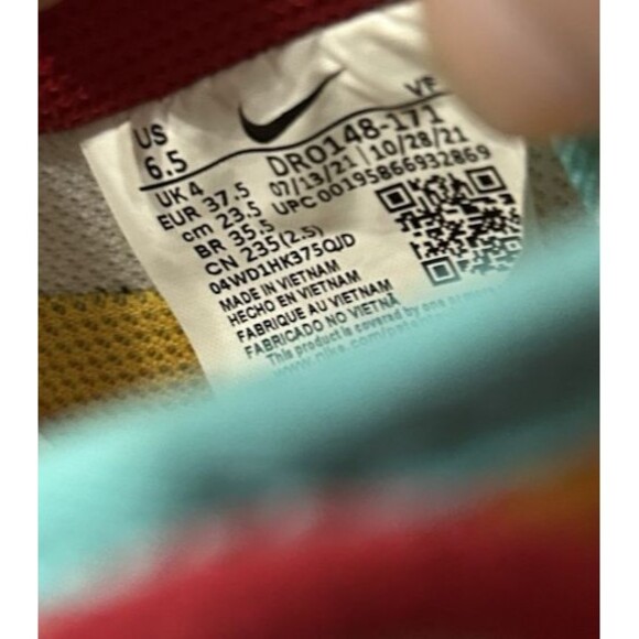 Nike Air Force 1 Low LX Year Of The Tiger White Gold Red DR0148-171 Womens 6.5 - Picture 13 of 13